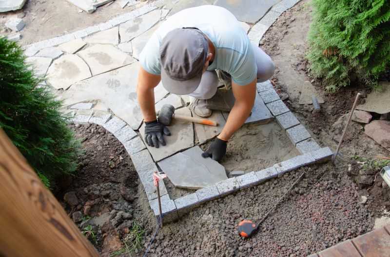 Weather-Dependent Pavers Work